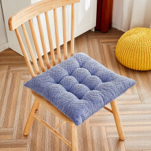 Almofada de assento macia e aconchegante de 40x40 cm, espessa e respirável – ideal para escritório, quarto, quintal e varanda; compatível com