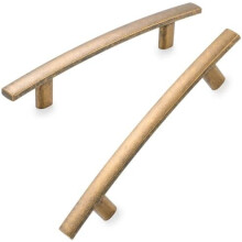 Lot de 10 poignées de meuble en laiton antique de 9,5 cm (3,75 po), poignées vintage compatibles avec les armoires de cuisine, les commodes et les