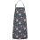 Avental Pioneer Flower em algodão e linho com bolsos, 84 x 69 cm (33 x 27 polegadas) 1