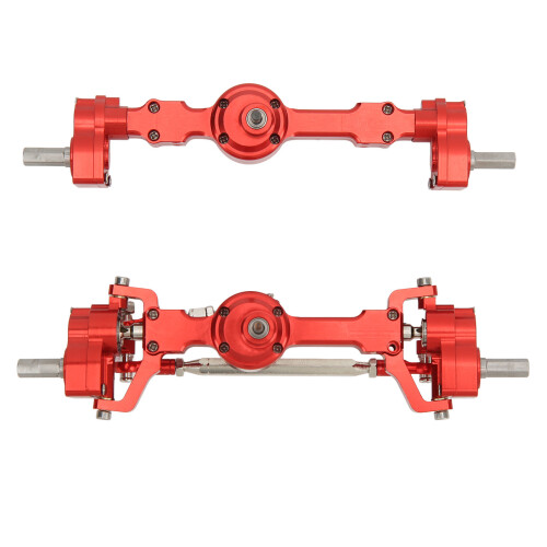 Front Rear Axles Aluminium Alloy MN 90 Red