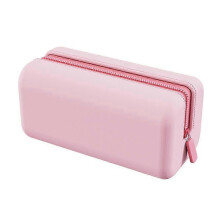 (Pink BRICS Section) Fashion EVA Cosmetic Bag for Women Large Capacity Waterproof Wash Bag Gift for Valentine's Day