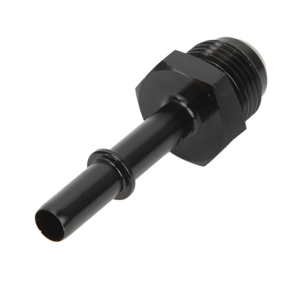 Quick Disconnect Efi Fitting Adapter Push On Aluminum Anodized For Fuel Filter Rail 3/8In Black 7691390354670