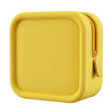 (Yellow Sugar Section) Fashion EVA Cosmetic Bag for Women Large Capacity Waterproof Wash Bag Gift for Valentine's Day