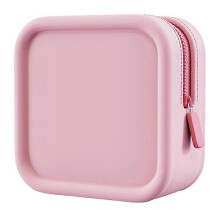 (Pink Sugar Section) Fashion EVA Cosmetic Bag for Women Large Capacity Waterproof Wash Bag Gift for Valentine's Day