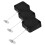 12Pcs Retractable Anti Theft Cable Lock Black Steel Wire Security Case 1