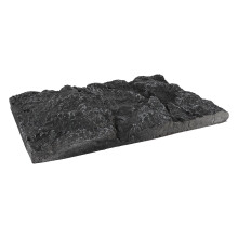 2Pz Decorativo Acquario Nero 3D Effetto Pietra Resistente