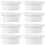 36Pcs White Plastic Drum Seal Caps Threaded Oil Drum Plug for Barrels 1