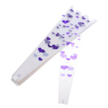 800Ud Fundas Protectoras Para Ramo De Flores Opp Color Púrpura Corazón