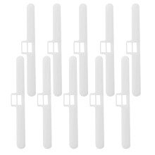 50Pz Clip Riparazione Tende Bianco PP Per Decor