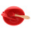 1Set Set Alimentazione Silicone Rosso Con Cucchiaio E Base 1