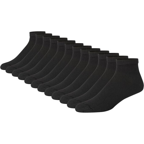 Hanes Men Double Tough  Crew+Ankle Socks 14 Pair