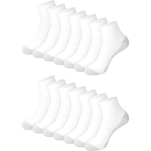 Hanes Men Double Tough  Crew+Ankle Socks 14 Pair