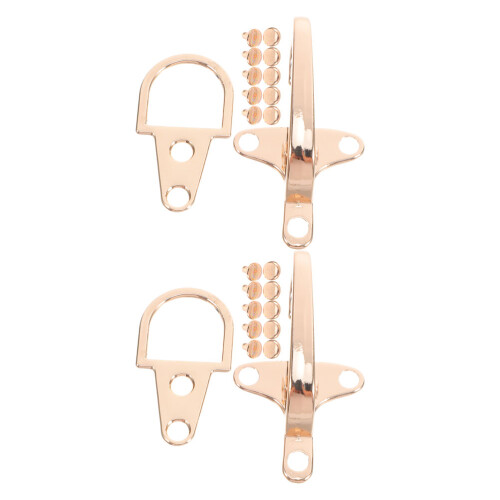 8Set Clip in Zinco Per Cappotti E