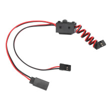 Durată lungă de viață și durabilitate, întrerupătoare de pornire/oprire cu 3 căi, receptor universal RC, mufă compatibilă cu stilul Futaba,