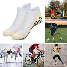 Kurze weiße Fußballsocken Größe 38-45