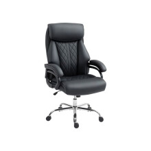 Executive Office Chair with Spring Padding - Black