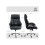 Executive Office Chair with Spring Padding - Black 3