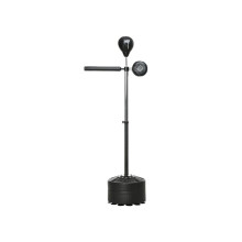 Adjustable Speed Bag, Boxing Bag, with Stand, Reflex Bar, Punching Pad, Black