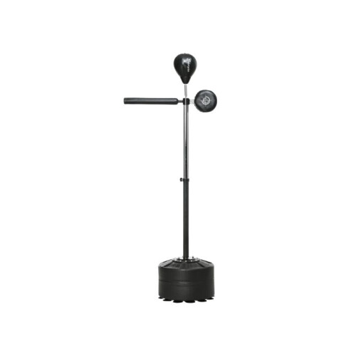 Adjustable Speed Bag, Boxing Bag, with Stand, Reflex Bar, Punching Pad, Black