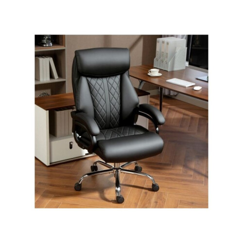 Executive Office Chair with Spring Padding - Black 1