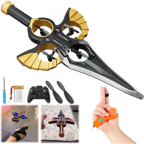 Drone épée volant télécommandé – Commande par gestes et télécommande