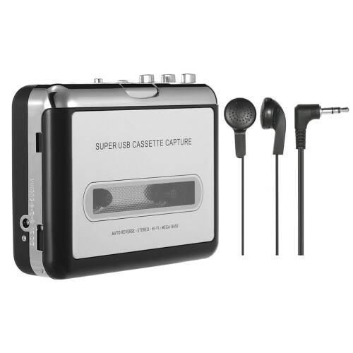 Μετατροπέας κασέτας από ταινία σε MP3 με Hi-Fi USB Audio Capture για υπολογιστή – Συμβατό με 1