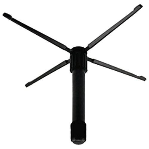 Supporto per flauto WHAMVOX in metallo nero e plastica pieghevole
