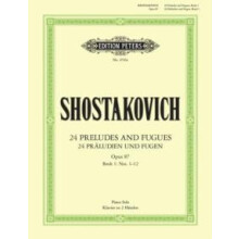 24 Preludes amp Fugues Op.87 Vol.1 Other Book