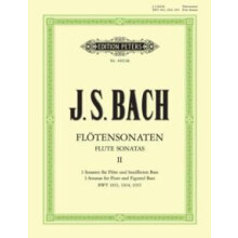 Flute Sonatas Vol. 2 BWV 10331035 for Flute and Continuo Other Book