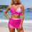 Γυναικεία Μαγιό σετ δύο τεμαχίων, Μαγιό Tankini, Σετ μπικίνι για το καλοκαίρι, την 2