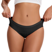 Damesondergoed, slipjes voor de menstruatie, 4-laags lekvrij menstruatieondergoed, absorberend menstruatieondergoed, zacht bikiniondergoed.