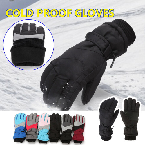 Barneskihansker Varme Vanntette Vindtette Lyseblå 1