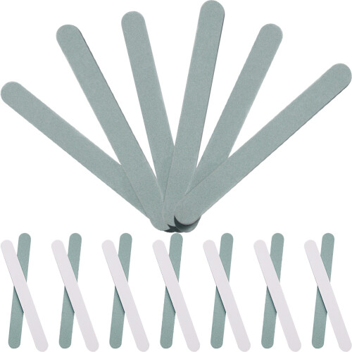 100Pcs Assorted Color Grit Nail Files Double-Sided Nail Buffer Tool