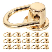 125Pz Anelli D in Metallo Zinco Oro Per Realizzazione Borse
