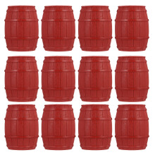 36Pz Mini Pirata in PVC Rosso Scuro Per Decorazioni DIY