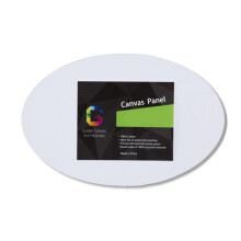 10St Ovale Canvaspanelen Voor Acryl, En Tempera Schilderen
