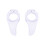 3Paires Repose-Guidon Blanches Antidérapantes Pour 1
