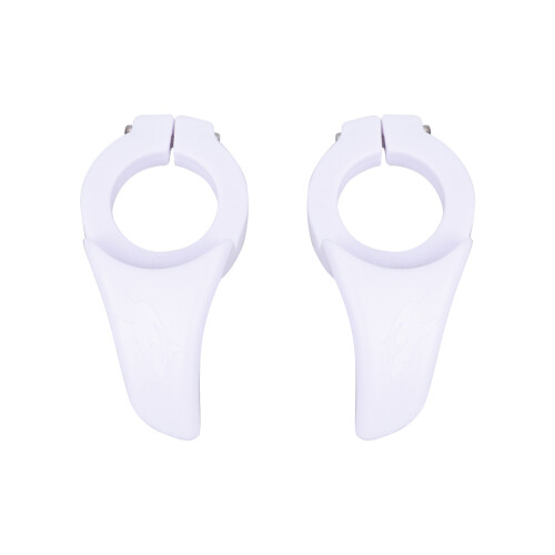 3Paires Repose-Guidon Blanches Antidérapantes Pour