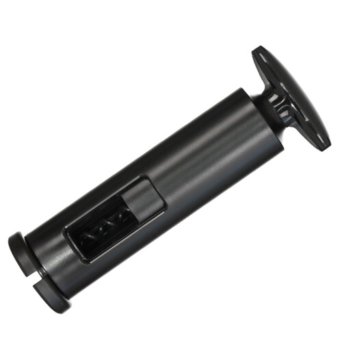 2Pz Apribottiglie Nero Con Lama Per Capsula E Manico Antiscivolo