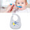 Fütter Lätzchen Silikon wasserdicht Baby grau 12