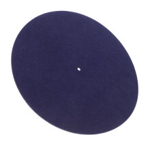 3St Vilten Platenspeler Pad Navy Voor Stabiele Vinyl Muziekweergave