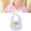 Fütter Lätzchen Silikon wasserdicht Baby grau 5