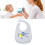 Fütter Lätzchen Silikon wasserdicht Baby grau 7