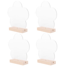 12Pièces Cartes De Table Mariage Transparent Design Élégant