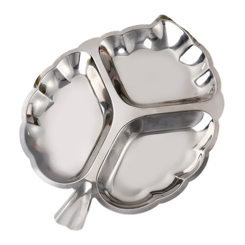 2St Functionele Candy Plate Roestvrij Staal Voor Afternoon Tea