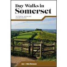 Day Walks in Somerset by Sim Benson Paperback Book