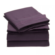 Parure de draps AUQ Split-King en coton égyptien 800 fils