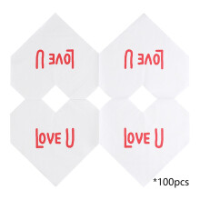 100pcs Valentine's Day Paper Napkins, 5-Pack, Festive Printed Disposable Napkins for Party, Wedding, Birthday & Anniversary – Compatible with All
