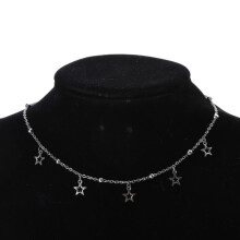 Collana con ciondolo a stella stile Y2K, catena per clavicola stile Y2K, girocollo con ciondolo a stella stile Y2K
