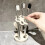 Flower-Shaped Ceramic Toothbrush Holder, Compatible with Standard Handles 8